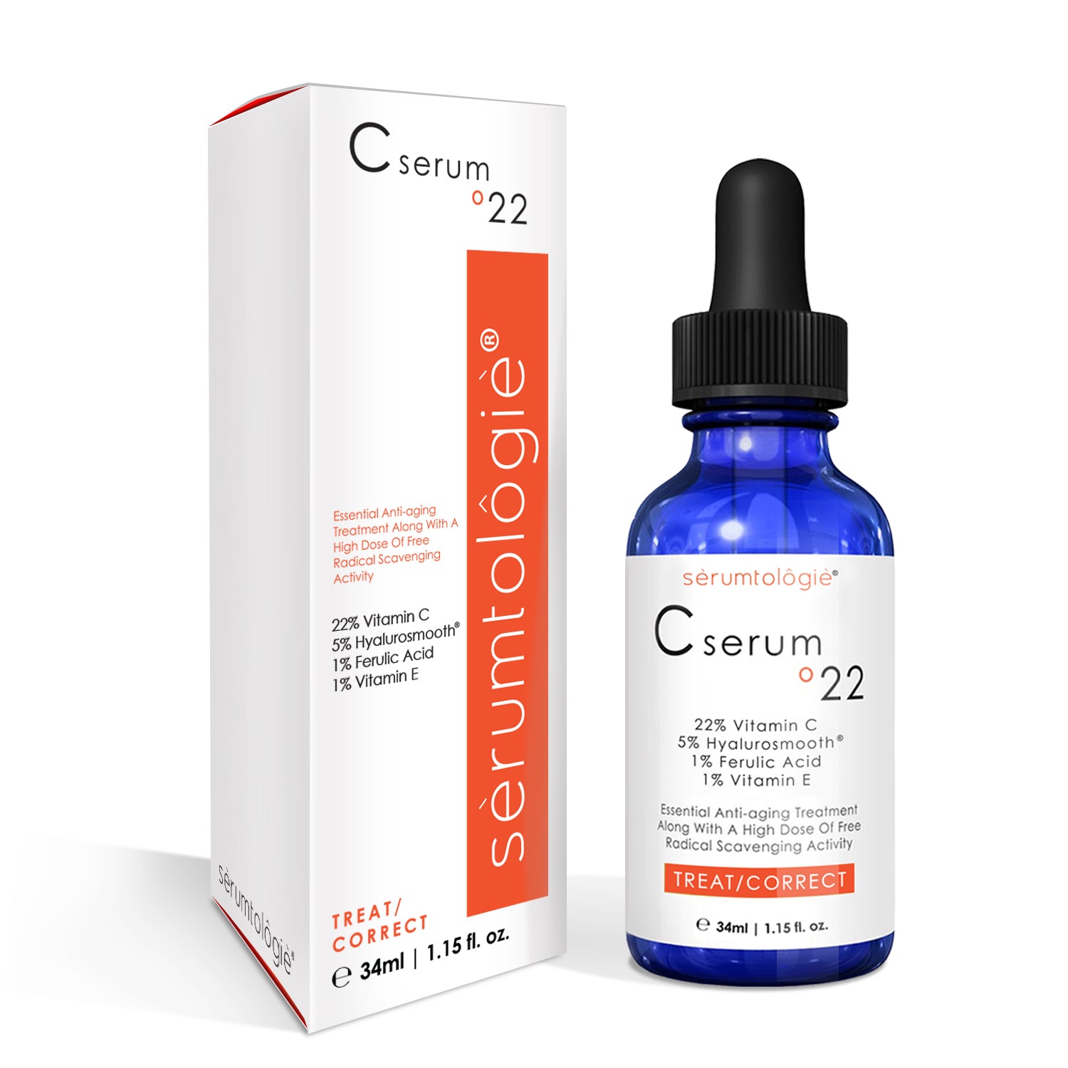 Anti aging serum with Vitamin C  Vitamin C serum °22 by sérumtologié®